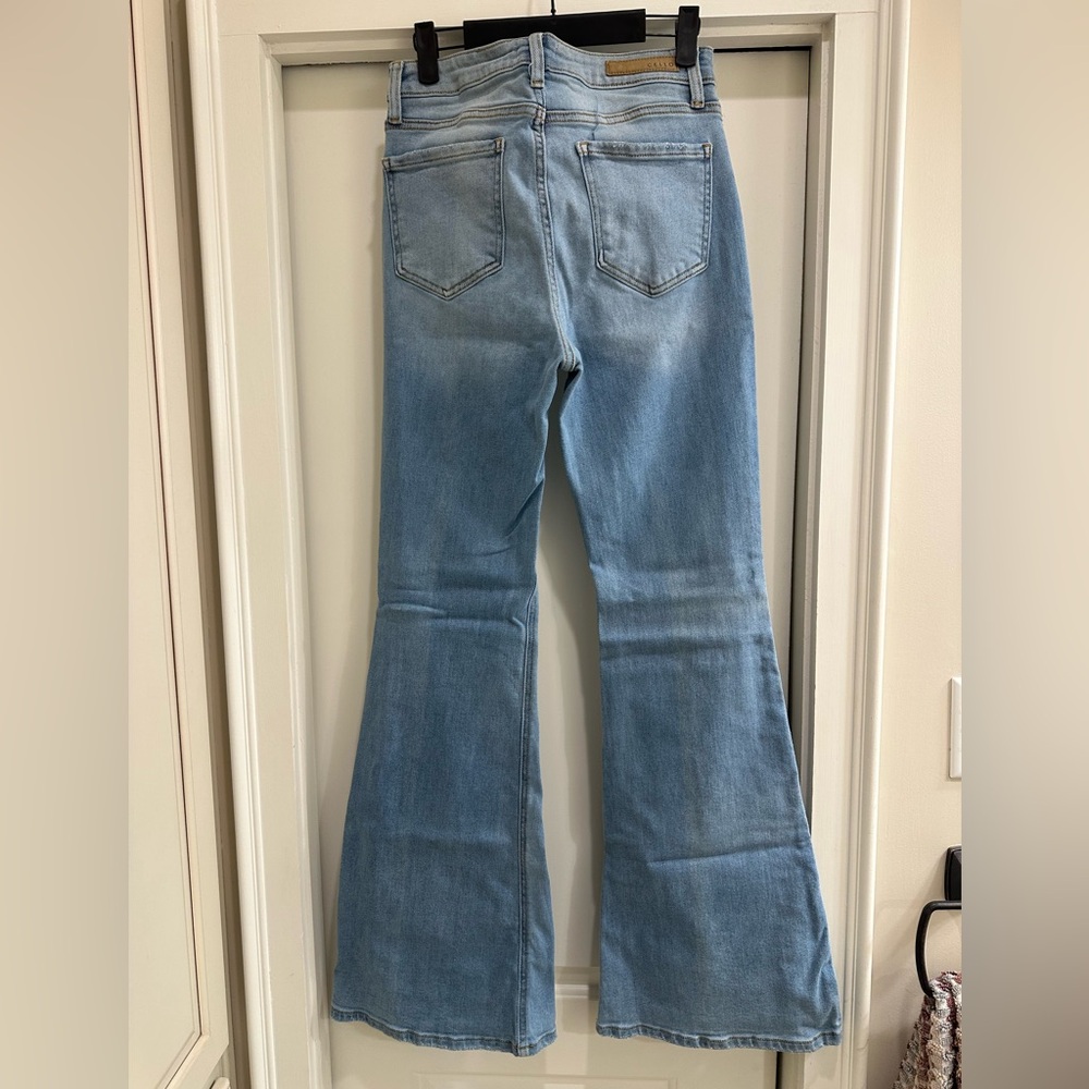 Cello Sky Blue Flare Jeans - Picture 3 of 6